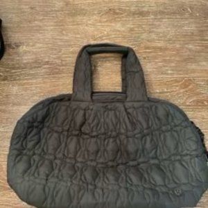 Lululemon Quilted Tote Bag - Forest Green Color